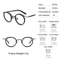 Vintage Acetate Round Glasses Frame Men Women Luxury Brand Myopia Prescription Optical Eyeglasses Frame Retro Spectacles Eyewear