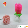 Romantic Musical Lotus Flower the magic candle