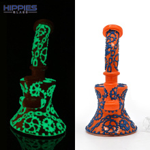Hand Painted Dab Rigs with Industrial gear