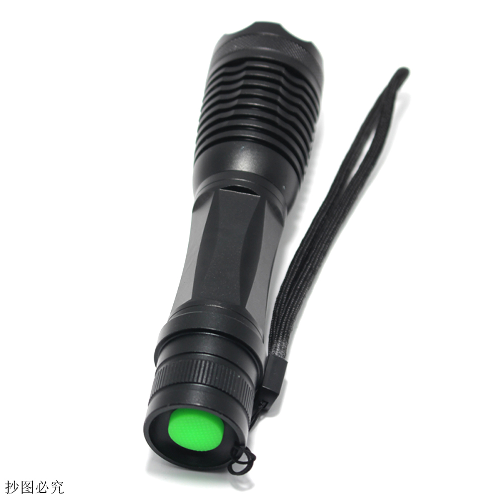 outdoorLED Zoom Tactical Flashlight Red/ Green/ White Hunting Light IR 850nm Lantern + Remote Pressure Switch + Gun Mount