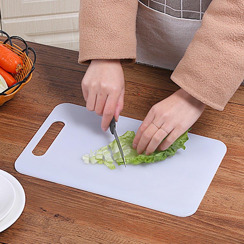 Plastic Non Slip Anti Bacterium Cutting Board Food Slice Cut Chopping Block