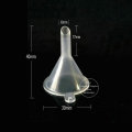 8pcs/set lab 30mm 50mm 60mm 75mm 90mm 120mm Triangle funnel Clear Plastic Conical Funnel Laboratory supplies