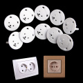 10X Power Kid Socket Cover Baby Child Protector Guard Mains Point Plug Bear New Anti Electric Shock Plugs Protector Rotate Cove
