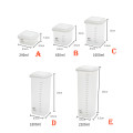 5 Volumes Plastic Sealed Cans Kitchen Storage Box Transparent Food Canister Keep Fresh Container Jar