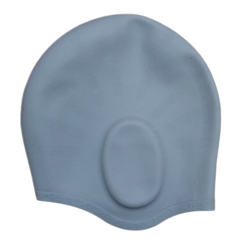 Swim Cap Waterproof Hat with Ear cover for Youth Unisex Adult Men Women Long Hair Wrinkle-Free Great Swimming Hats