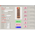 Q606 rf remote control bridge crane and gantry crane pendant station push button switch