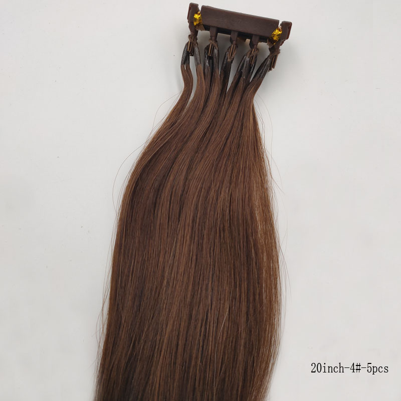 Second Generation 6D Virgin Hair Extensions Can Be customized For Hightlights hair connector salon tools