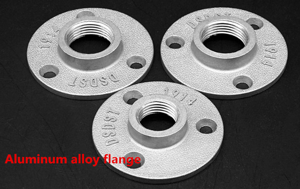 10 Pcs/Lot Iron Cast Flange Bracket Antique Flanges Base Bracket Tube Pipe Fittings Flange Piece Hardware Tools