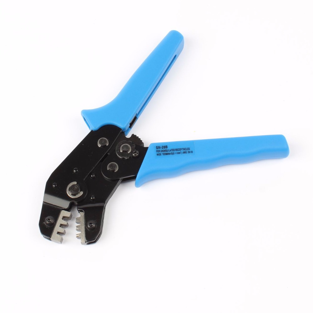 SN-48B MINI EUROP STYLE crimping tool crimping plier 0.5-1.5mm2 multi tool BLUE Crimper 0.1-1.0mm Square dupont crimp tool