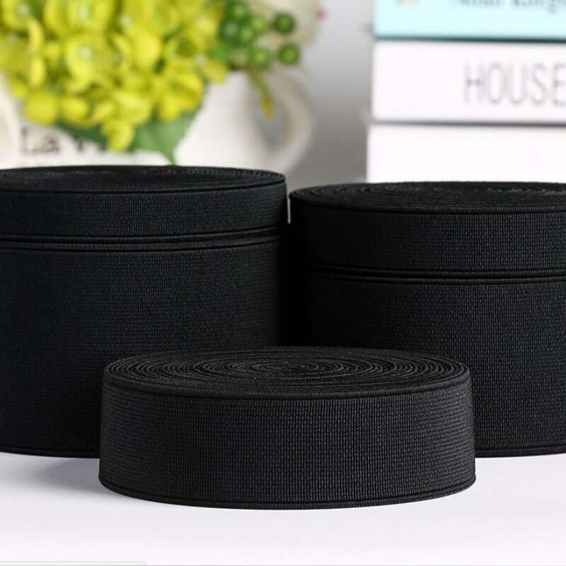 Long 4meter Wide 15mm 20mm 25mm 30mm 35mm 40mm 45mm 50mm Sewing Elastic Rubber Band Nylon Webbing for Garment Clothing Accessory