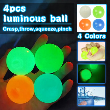 2021 Stick Wall Ball Stress Relief Ceiling Balls Squash Ball Globbles Decompression Toy Sticky Target Ballceiling Light Ball