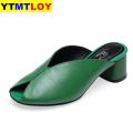 HOT Platform Wedges Sandals For Women Female Casual High Heels Open Toe Comfort Fish Mouth Zapatos De Mujer Gladiator Green 669