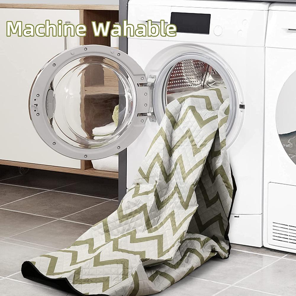 Picnic Blanket Green stripe