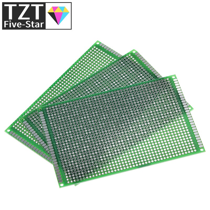5pcs 8x12cm 80x120 mm Double Side Prototype PCB Universal Printed Circuit Board Protoboard For Arduino
