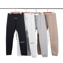 black fog street essentials Reflective/Embroidered Lettering Sweatpants Hip Hop Relaxed Light Fleece Jogger Pants