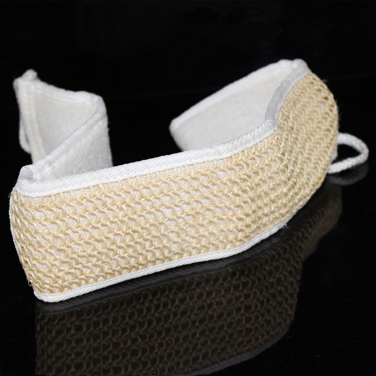 Natural Soft Exfoliating Loofah Back Strap Brush Loofah Bath Towel Shower Massage Spa Scrubber Body Skin Health Cleaning Cloth