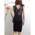 BacklakeGirls Black Lace Sexy V Neck Sleeveless Cocktail Dress 2019 Short Cocktail Party Dress Vestidos De Fiesta Cortos