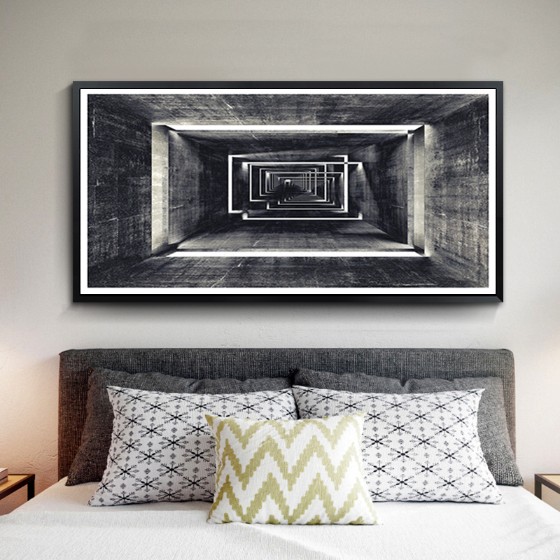 Modern Space Extension Entrance Canvas Painting Hall Decoration Paintings Hotel Living Room Wall Posters and Prints Home Decor