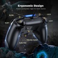 Mpow PS4 Game Controller USB Wired Gamepad Multiple Joystick Vibration Handle 2M Cable Gamepad for iPhone iPad PC for PS4/PS3