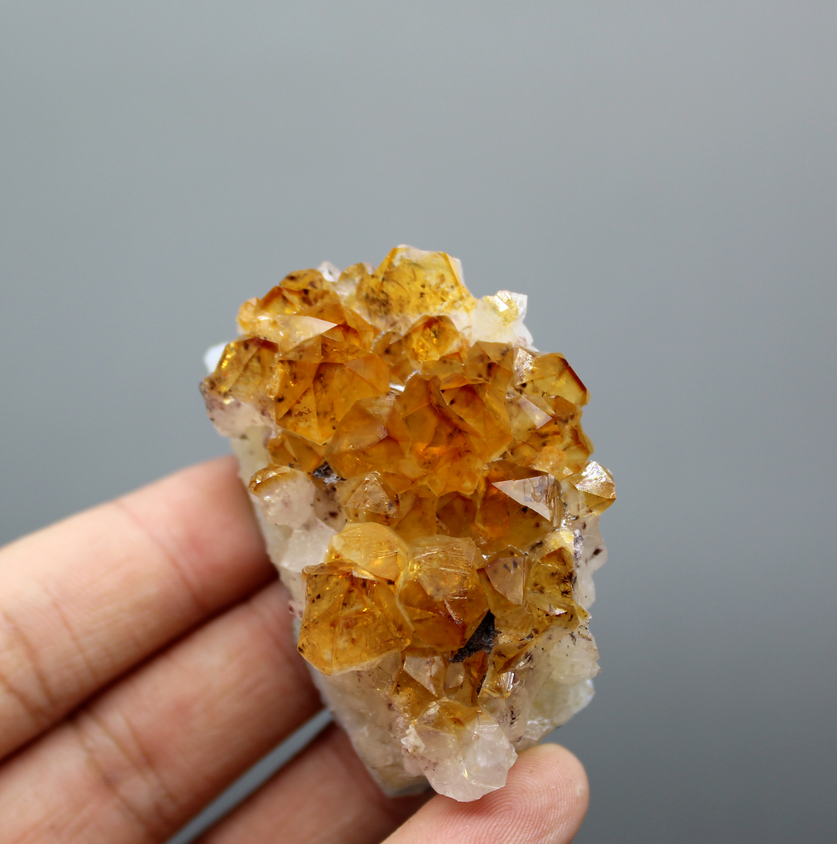 100% Natural Citrine Cluster mineral specimen Quartz Stones and crystals Healing crystal