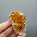 100% Natural Citrine Cluster mineral specimen Quartz Stones and crystals Healing crystal