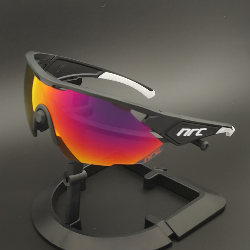 NRC Cycling Glasses Men TR90 100 MTB Road Bike Sport Sunglasses Cycling Eyewear Peter Red Goggles Gafas de Ciclismo Lentes Speed