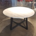 Home Luxury Dining Room Furniture New Design Modern Furniture Marble Top Round Dining Table Set