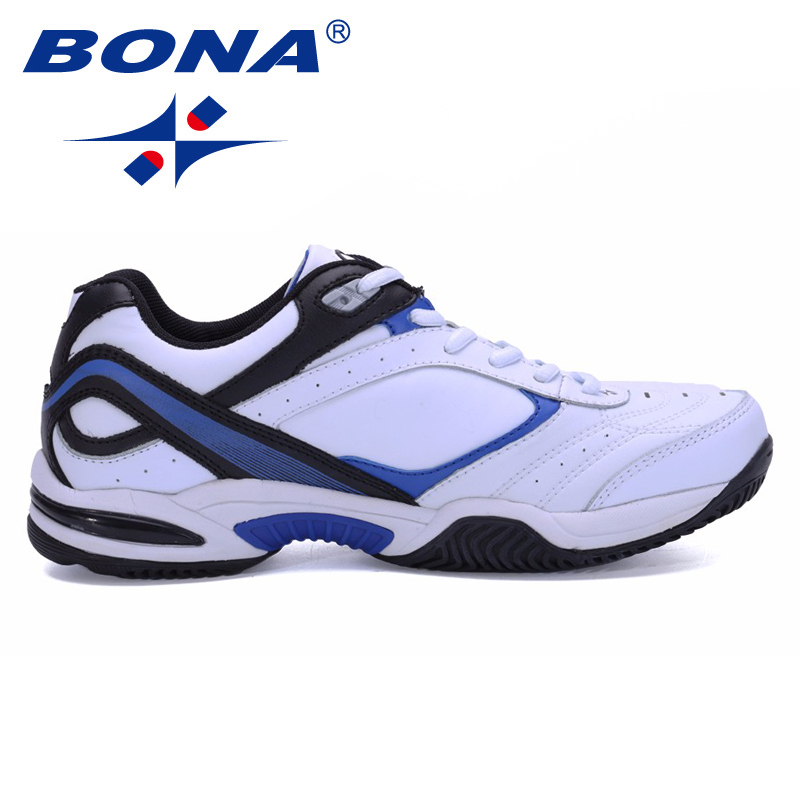 BONA New Man Tennis Shoes Athletic Sneakers For Men Orginal Professional Trainers Navy Zapatillas Cushion Outdoor Sports Shoes