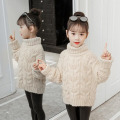 2020 autumn children's clothes girls knitted sweaters solid thin girl bat sweaters for girls big kids pullovers sweater