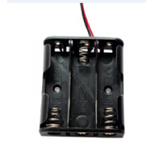 3 pcs AA Battery Holder with wire leads with cover