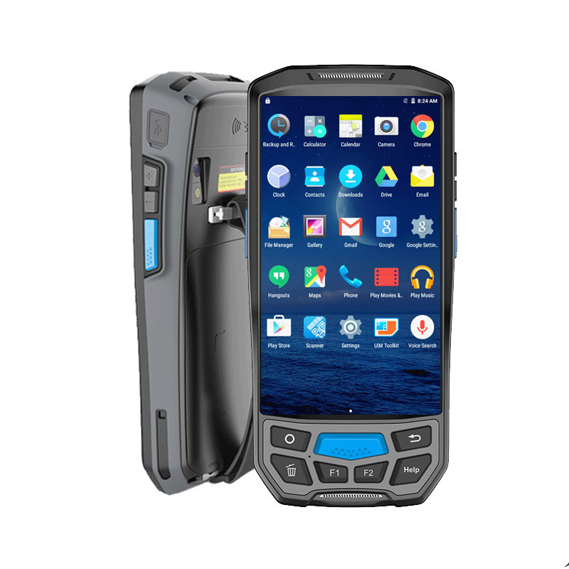 Caribe PL-50L Mobile Computer Android PDA Wifi 2D Bluetooth Barcode Scanner and GPS Printer UHF RFID NFC POS Printer