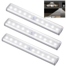 PIR Motion Sensor LED Cabinet Light 6 /10 leds Automatic Sensor Wardrobe Closet Lights Drawer Night Light Lamp for Indoor