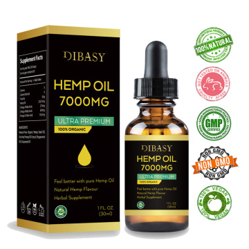 7000mg hemp seed oil organic hemp seed oil bio-active drop Organic essential oils pain relief reduces sleep anxiety