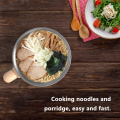 LEEWONG Portable Mini Rice Cooker Multifunction Cooking Electric Kettle Noodle Hot Pot Kitchen Travel 1L