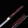 New Katana Japanese Sword Sharpened Ninjato Full Tang Handmade Knife Black Color Blade