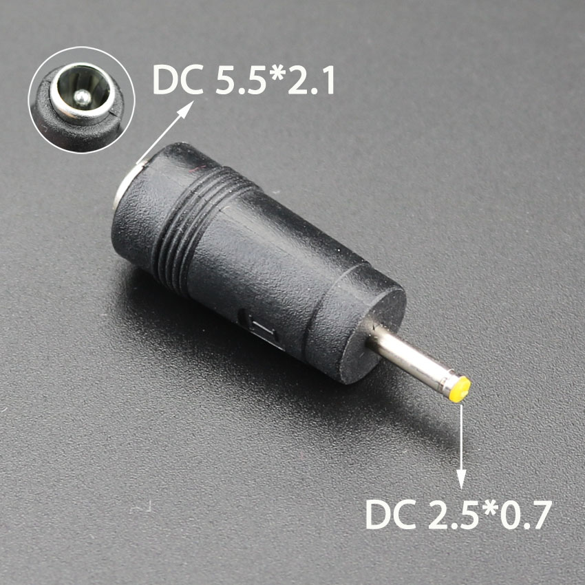 DC 5.5X 2.1 MM female jack plug adapter Connectors to DC 7.9 5.5 4.8 4.0 3.5 3.0 mm 2.5 2.1 1.7 1.35 0.7 mm Male power adaptor