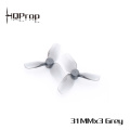 2Pairs HQProp HQ Micro Whoop Prop 31MMX3 Poly Carbonate 0.8MM Shaft Propeller for RC FPV Racing Drone RC Quadcopter RC Parts