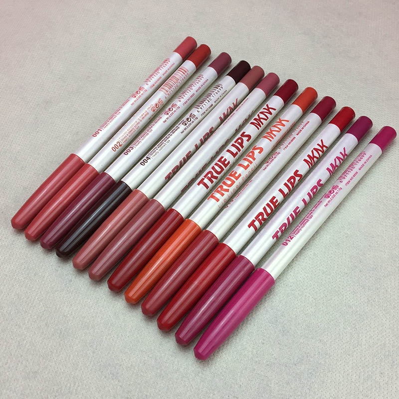 12 Colors Waterproof Professional Matte Lip Liner Pencil Long Lasting Pen Beauty Makeup Tool MP789