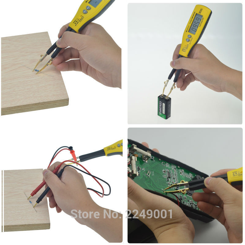HoldPeak HP-990C Digital SMD Tester Capacitance Meter Resistance Meter Diode/Battery Test with Carry Box