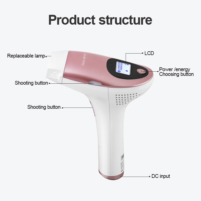 Mlay T3 IPL Epilator Laser Permanent Pubic Hair Removal Machine Electric depilador a laser 500000 Flashes Malay Home Use