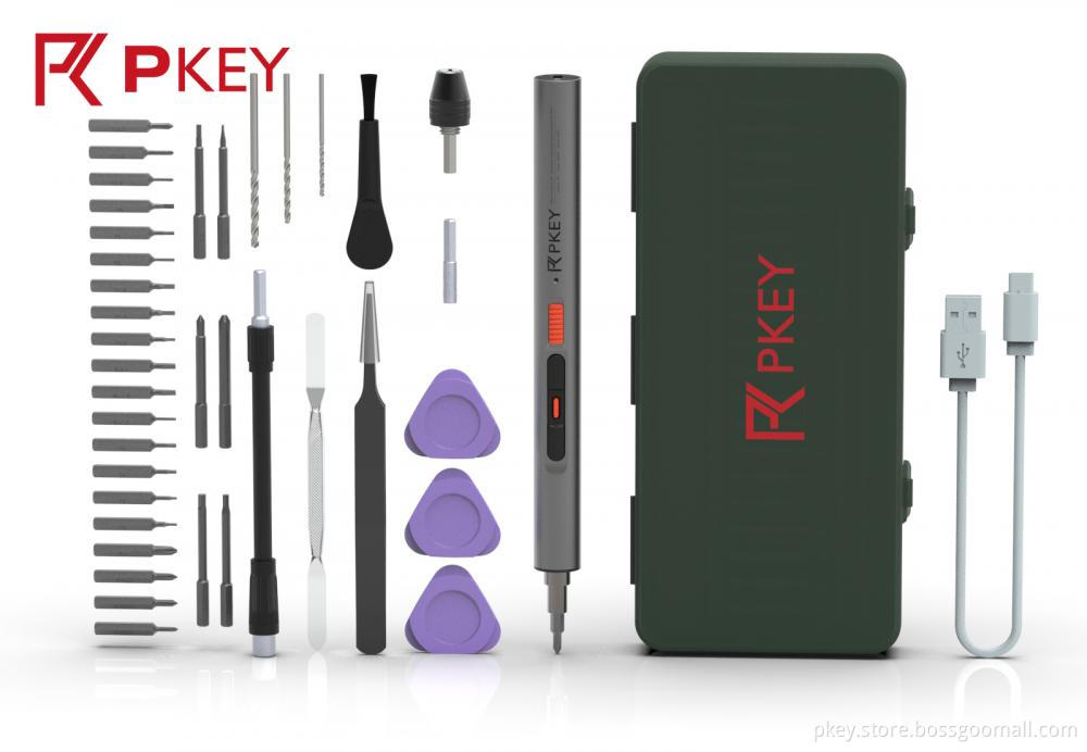 PKEY Built-in Battery electric screwdriver with 3xLED light