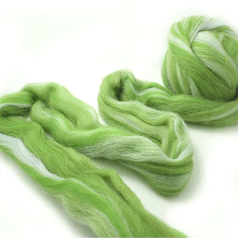 Free shipping Extra Fine colour mixture Merino Wool roving fiber blended wool 50G Perfect in Wet and needle Felting Y10
