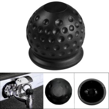 Black 50mm Car Towbar Towball Plastic Cap Tow Ball Protective head protection cover ball trailer Trailer Towing accessories G0A6