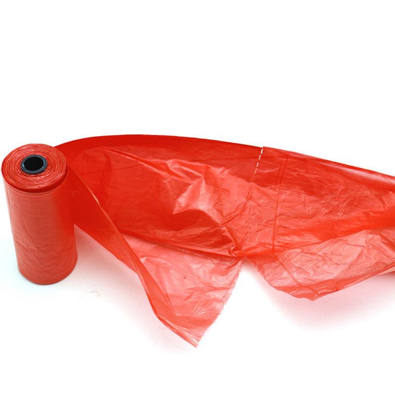 1 Pcs/Roll Travel Pet Waste Garbage Bags Biodegradable Color Garbage Bags Outdoor Dispenser Cleaning Cat And Dog Excrement Bags