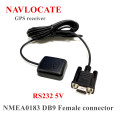 RS232 GPS receiver antenna module G-208 DB9 Female cable 5meter RS232 Level DB9 female connector 9600bps,NMEA-0183 protocol
