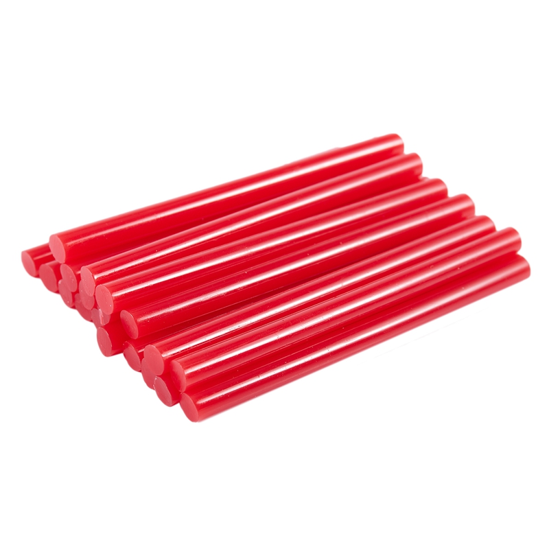 20Pcs Red Hot Melt Glue Gun Adhesive Sticks 7x100mm for Craft Model