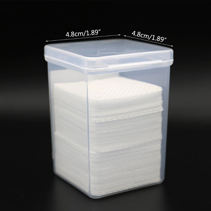 100pcs Disposable Cotton Pad Eyelash Extension Glue Removing Pads Bottle Mouth Wipes Makeup Cosmetic Cleaning Tool #11