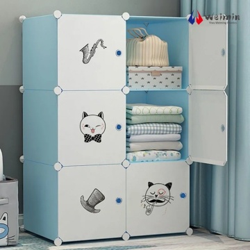 Lightweight Foldable Storage Closet for Kids Room