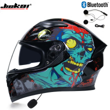 JIEKAI Bluetooth Men's Full Face Motocross Helmet Strong Resistance To Impact Of Off-road Helmets Motorcycle Helmet