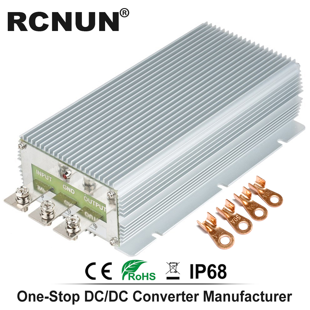 24V to 13.8V 100A DC DC Step Down Converter 24V-13.8V 80A DC-DC Buck Module Voltage Regulator RCNUN